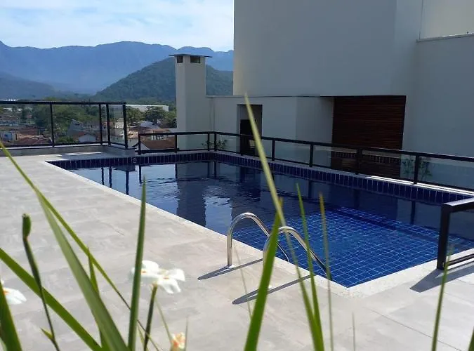 Apto Encantador Com Piscina Em Ubatuba